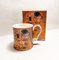 Atelier Harmony Teetasse Kaffeetasse Gustav Klimt Der Kuss beige/gold inkl. Geschenkbox