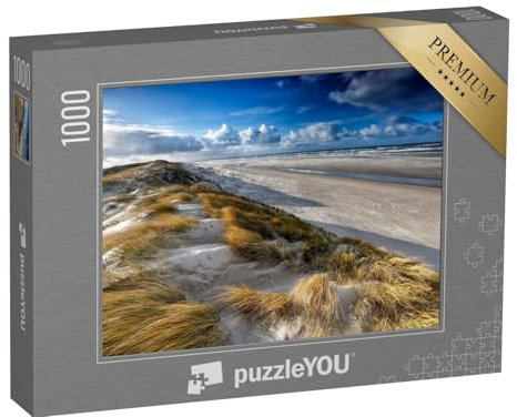 puzzleYOU: Puzzle 1000 Teile „Blick von der Sanddüne an der Nordseeküste, Texel, Niederlande“ – aus der Puzzle-Kollektion Nordsee