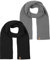 riverso Herren Schal RIVLiam 2er Pack Strickschal Männerschal Winterschal Langschal Basic Einfarbig 100% Acryl Herbst Winter Einheitsgröße, Größe:One Size, Farbe:Farbmix 4