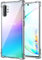 KIOMY Case for Samsung Galaxy Note 10+ / Note 10 Plus Shockproof Bumper Protective Cover Hybrid Design Hard PC Back + Flexible TPU Raised Bezel Slim Fit with Airbags Corners Clear