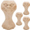 Lot de 4 pieds de meubles en bois, pieds de canapé sculptés non finis, armoire, armoire, bibliothèque, pieds en bois massif, pieds de meubles sculptés non finis pour canapé, table basse, meuble TV