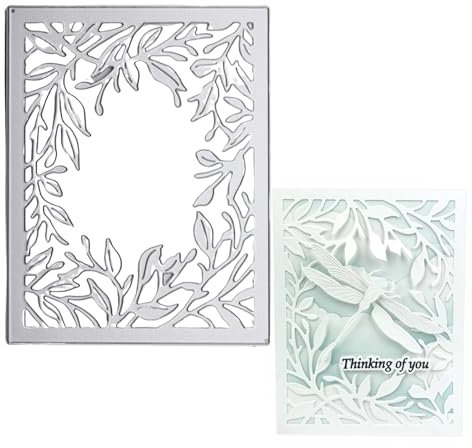 Kireida® 3D-Hintergrundrahmen, Metall-Stanzformen für Scrapbooking, DIY-Fotoalbum, Kartenherstellung, dekoratives Papierhandwerk, Party- und Hochzeitsdekorationen