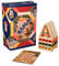 Die 200er BOX HERBST von KAPLA®: 200 Plättchen aus naturbelassenem Pinienholz, davon 140 x naturfarben und 20x grün, 20x orange und 20x gelb