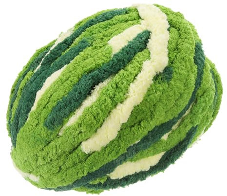 QUARKZMAN Dicke Wolle, 1 Stück 27m x 2cm - Polyester Deckenwolle, handgestrickte DIY dicke Chenille-Wolle zum Häkeln von Decken, Taschen, Schals und Hüten (Gemischtes Grün)
