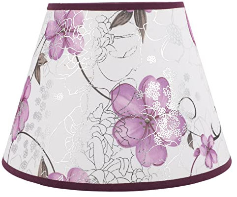 Angoily Abat-jour Tissu Décoratif Pour Lampe De Bureau Et Chevet Motif Floral Remplaçant Pour Lampe Sur Pied Et Lampadaire Adapté Maison Et Hôtel
