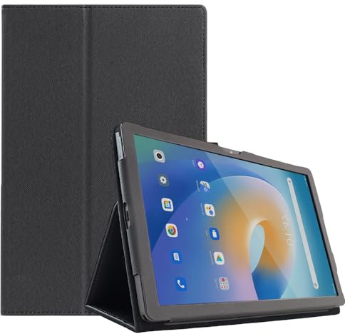 YHFZR Case for DOOGEE U9 Tablet, Slim Lightweight Smart Shell Folio Cover with Stand Function for DOOGEE U9 Tablet 10 Inch, Black