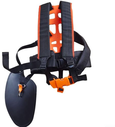 Nylon Trimmer Shoulder Strap For STIHL Brush Cutter, Mower Strimmer Harness Strap Double Shoulder with Adjuestable Nylon Belt