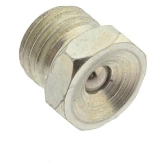 Generic Trichterschmiernippel gerade, M 6, Stahl verzinkt für Fettpresse DIN 3405 A