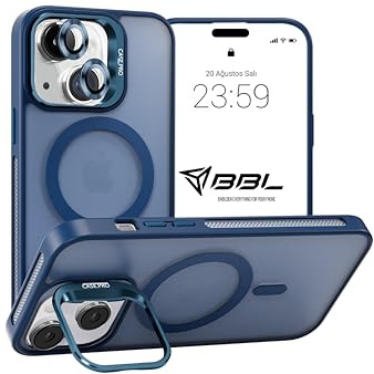 Babilden Case with Camera Protection, Compatible with Magsafe (Blue)