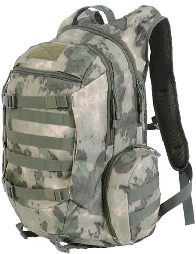 GUJOIN 45L Waterproof Fishing Hunting Backpack Outdoor Military Rucksacks Tactical Sports Camping Hiking Trekking Bags (Ruin green)
