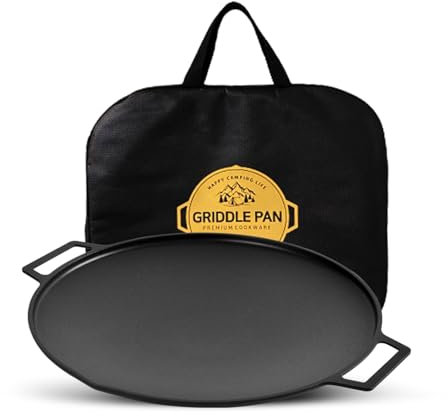 SISEM Korean BBQ 3 IH Griddle Grill Pan with Bag, Nonstick Coating, All Stove(Gas, Electric & Induction),Indoor Outdoor Griddle(16in)