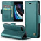 Phernykas Cover for iPhone SE 2020/2022 & iPhone 8/7/6 Wallet Case with Card Holder, Kickstand RFID Blocking Magnetic Closure Shockproof Protective PU Leather for iPhone SE2 Flip Case Wallet - Green