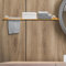 Beyeutao Porte-serviettes double en bois de 80 cm pour salle de bain, porte-serviettes mural de cuisine, porte-serviettes adhésif, résistant à l'humidité