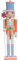Schiaccianoci di Natale 50 Cm Colore della Caramella Stile Soldato Scultura in Legno Ornamento Regali di Natale Artigianato Decorazione 'Home Office