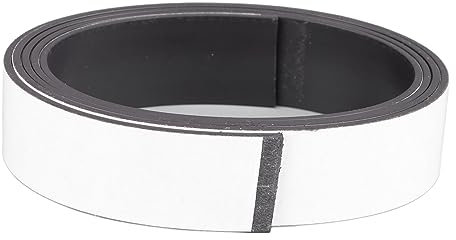 NDNCZDHC Bandes magnétiques avec support adhésif, rouleau de bande magnétique de 10 m, bande magnétique auto-adhésive pour projets de bricolage artisanaux