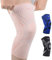 INDEEMAX 2er Pack Kniebandage Damen und Männer, Kompression Kniestütze für Arthritis, Meniskus, ACL, Sport, Laufen, Fußball, Atmungsaktiv Knie Bandage mit Anti Rutsch Silikonstreifen, Rosa,M