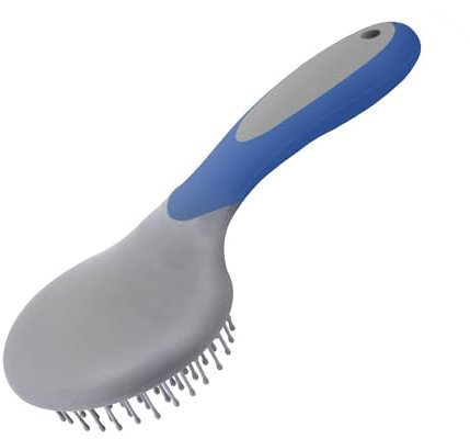 Brosse Crinière et Queue de Cheval - Accessoire Toilettage Massage En Crin Antidérapant