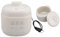 Mini Electric Eintopftopf 200W 1l Keramik Suppe Brei Kocher Anti Trockenbrand Kleiner Slow Cooker mit Timer Deckel für die Heimküche (EU -Stecker 220 V)