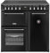 Stoves Richmond Deluxe 90Ei RTY 90cm Electric Range Cooker with Induction Hob - Black - A/A/A Rated