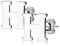 Bungsa BUCHSTABE H Ohrstecker Silber - BUCHSTABEN H Ohrring in Silber - Alphabet Ohrringe zum Stecken - aus Edelstahl - Ohrschmuck für Damen, Kinder & Herren