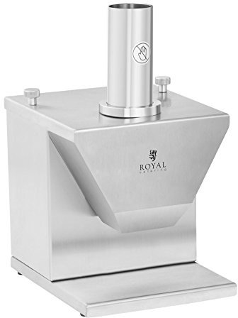 Royal Catering Electric Sausage Cutter 105 W / 230 V, Thickness: 5-35 mm, Adjustable, Double-Sickle Blade, Protection Against overheating Slicer