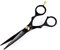 Sanguine Profi Haarschere Haarschere in tiefschwarzer Spinne 5,5 Zoll, 14 cm