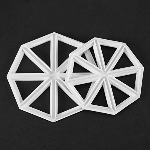 3 x Wimpelketten-Ausstechformen, Kuchendekorationsform, Schokoladen-Fondant-Form, DIY-Werkzeug, Kuchendekorationswerkzeug, Kuchenbackzubehör für Anfänger und Kuchenliebhaber, Kuchendekorationsform, 3