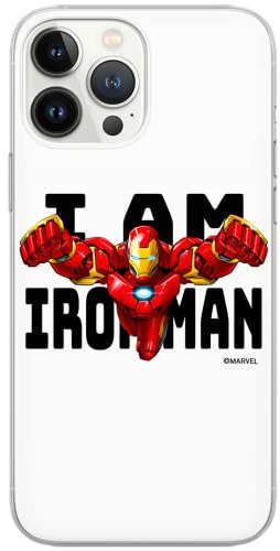 ERT GROUP mobile phone case for Apple Iphone 11 original and officially Licensed Marvel pattern Iron Man 028 optimally adapted to the shape of the mobile phone, case made of TPU