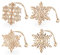 Schneeflocken Deko,12 Weihnachtsbaumschmuck Holz,für Christbaumschmuck Holz,Weihnachtsbaum Anhänger Holz&Weihnachtsbaum Anhänger