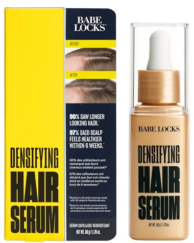 Babe Original Locks Densifying Hair Serum for Men and Women, Promotes Thickness in Thinning Hair & Hair Loss