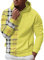 sutelang lurryly Herren-Kapuzen-Sweatshirt – Herren Herbst und Winter, bequem, Freizeit, Sport, Outdoor, Plaid, bedruckt, Slim Fit, Kapuze, Langarm, Pullover, Oberteil mit Tasche, für die Aufbewahrung