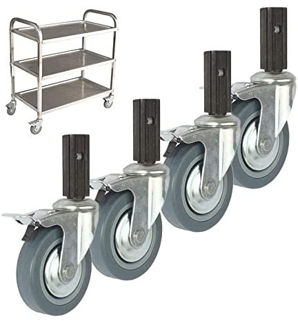 Bürorollen, Esszimmerwagen-Schwenkrad, Trolley-Möbelrolle, stumme Hochleistungsrollen, Rolle mit Bremsen
