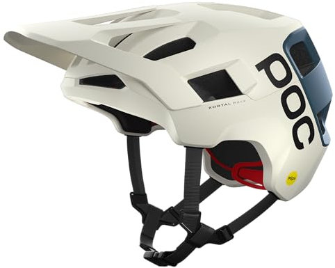 POC Unisex – Erwachsene Kortal Race MIPS Helm, Selentine Off-White/Calcite Blue Matt, S (51-54cm)