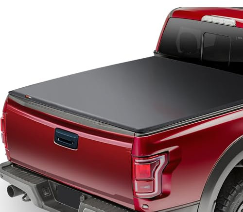 VEVOR Ladeflächenabdeckung, aufrollbare Ladeflächenabdeckung, kompatibel mit 2019-2024 Chevy Silverado GMC Sierra 1500 (Nicht passend für 19-24 Classic) Ladefläche, für 17,7 x 16,2 m große Ladefläche