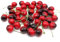 JDBlissful 40 Pieces Decoration Artificial Cherry Decorative Cherries Fruit Lebensecht für Party Festival Dekoration Fotografie Requisiten (Künstliche Kirschen)