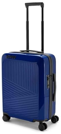 BMW Wortmarke Boardcase Koffer Trolley Tasche Rollen Blau 43 L