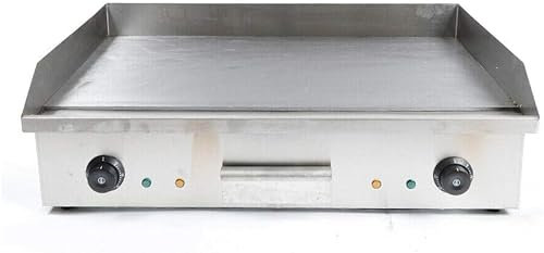 4400W Elektrische Grillplatte 73x47x22cm Gastronomie Griddleplatte Bräter Elektrogrill Grill Bratplatte Griddle 220V für Privaten und Gewerblichen Küchen