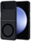 XTCASE Cover Magnetica per Samsung Galaxy Z Flip 4 [Compatibile con MagSafe], Custodia Traslucida Opaca Posteriore Resistente ai graffi TPU Bumper Antiurto Sottile Protettiva Case, Nero