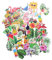 KONTONTY 80St Hawaii-Aufkleber Computeraufkleber Spanplatten-Aufkleber Aloha Sea Sun Aufkleber Scrapbooking Sticker Scrapbook Stickers Laptop-Aufkleber Selbstklebende Aufkleber PVC