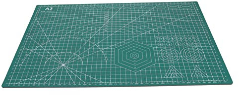 Anneome Tappetino da Taglio Auto-riparante Precision A3 Tappetino da Taglio Antiscivolo Bifacciale per Insegnanti E Studenti