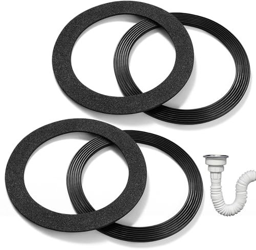 Lyeteung 4 Pezzi 114mm Lavello O Ring Rondella, Rondelle Di Tenuta O Ring Per Lavello, Accessori Lavelli Guarnizione per Lavello Serie, per 114mm Lavello Serie