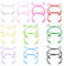 UNICRAFTALE 20Pcs 10 Couleurs 20cm Bracelet Tressé en Nylon Bracelet Réglable Cordon avec Perles Bracelet en Corde Torsadée Bracelets D'Amitié pour la Fabrication de Bijoux pour Femmes