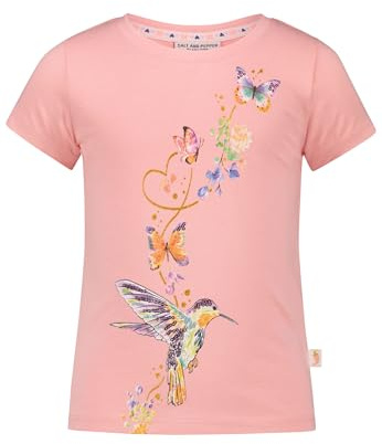 SALT AND PEPPER Mädchen Mädchen T-Shirt mit Colibri Glitterprint und Pailletten T-Shirt