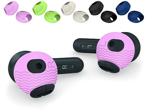 Five Pairs of Silicone Ear Caps for Amazon All-new Echo Buds (2023 Release) Headphones Protective Cover Dust Cap Silicone Earbud Cap Tip Cover Replacement