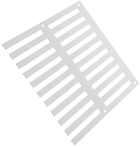 Tapa de Desagüe Lateral de Pared Rejilla Metálica Plata, para Baño | Acabado Simple y Estilizado, Fácil de Limpiar, sin Fugas y Reduce Bloqueos, Uso en Baños y Jardinería