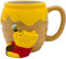 Silver Buffalo Winnie Puuh Kaffeetasse, Keramik, 3D-Form, 652 ml