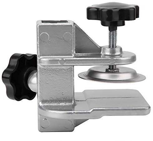 Pet Grooming Table Arms Clamp - Metal Dog Grooming Table Arm H Bar Clamp Holder Aid Accessory Hair Dryer Clamp Clip Pet Grooming Table accessories(Inner Dia 2.3×2.3cm)
