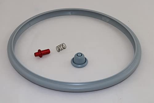 Reparaturset für Schnellkochtopf Tischfein Rapid Dichtungsring 20cm + Druckanzeiger Ventil Kochsignal Ersatzartikel Kochsignaldichtung