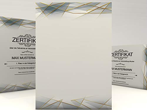 Urkundenpapier Exeptionelle, 50 Blatt für Zertifikate DIN A4, 190g/qm