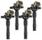 4x Zündspule Zündkerze für 3er E36 E46 5er E39 7er E38 8er E31 X5 Z3 E36 Z8 E52 LM 180 160 190 45 RT 75 Tourer RJ 1993-2005 1703228